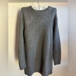 NWOT Zara Women's Gray Sweater Dress size XS